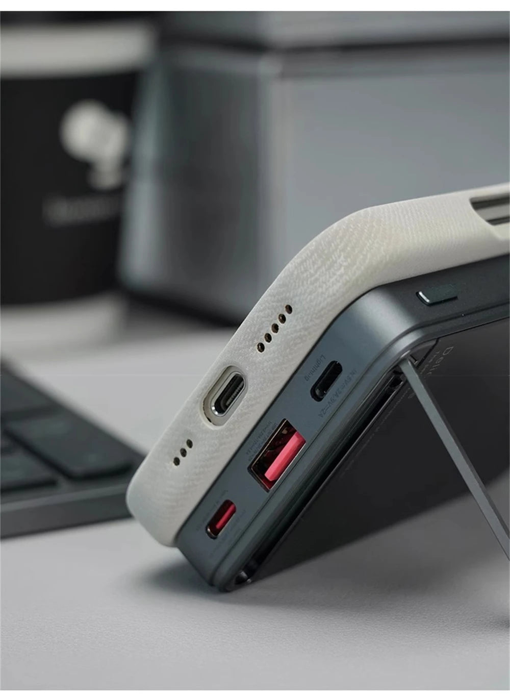 Luxury Fiber Leather Magnetic Shockproof Case – iPhone 15–17 Series