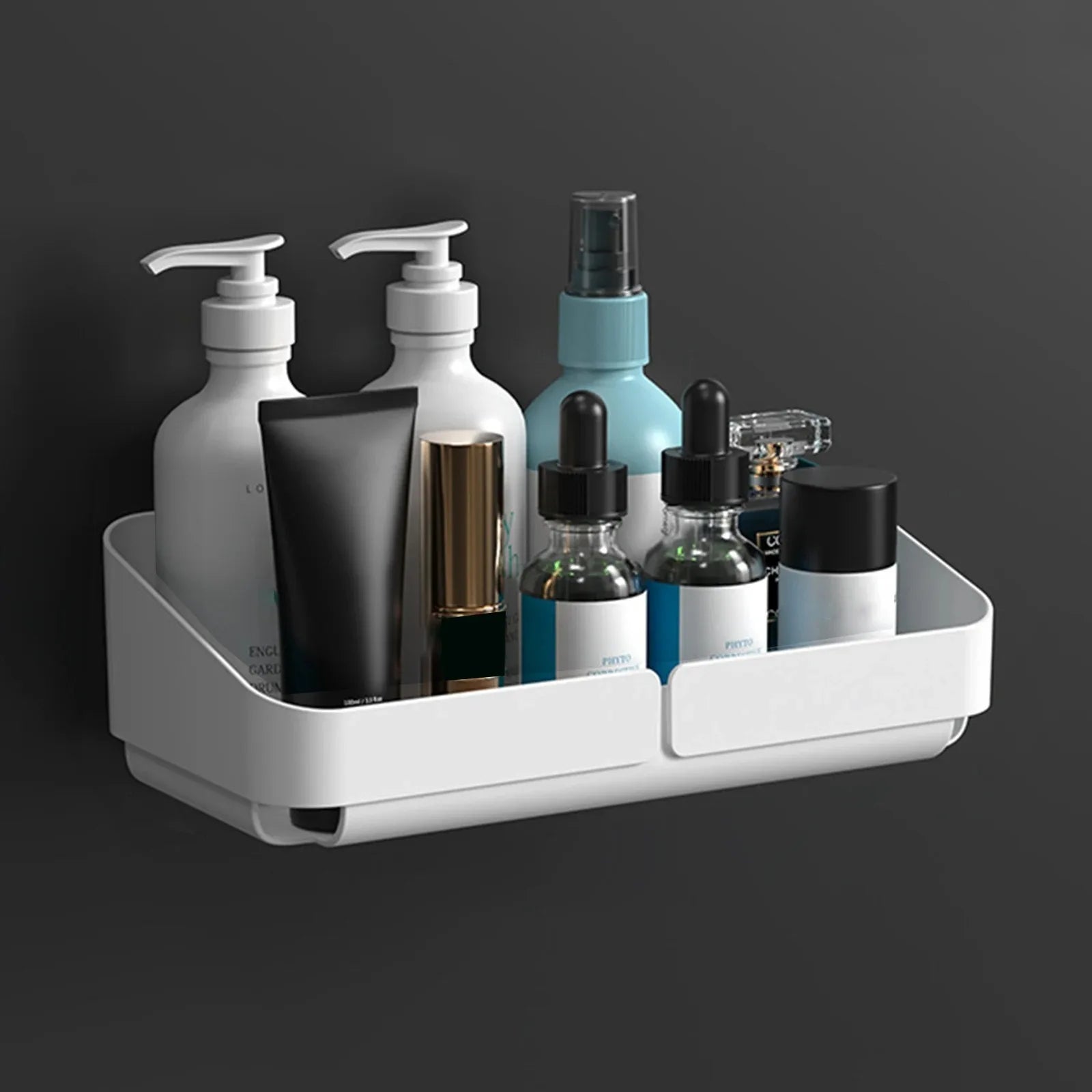 Convenience Wall Shelf – Bathroom & Kitchen Storage Organizer