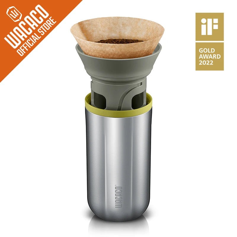 WACACO Cuppamoka Coffee Brewer – Portable Drip Coffee Maker with Filters
