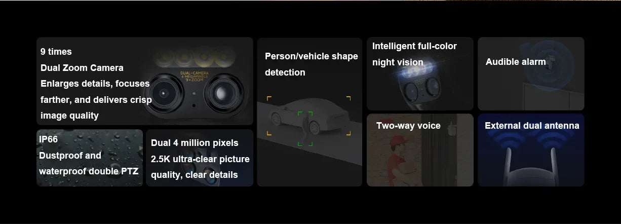 Xiaomi CW700S 2.5K CCTV – Full-Color Night Vision, WiFi, 4MP, IP66