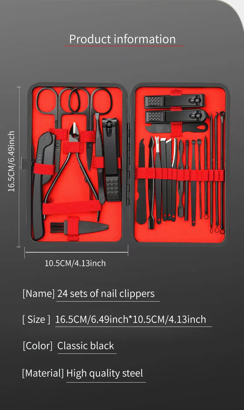 Professional Nail Clipper & Manicure Set – Complete Grooming Kit