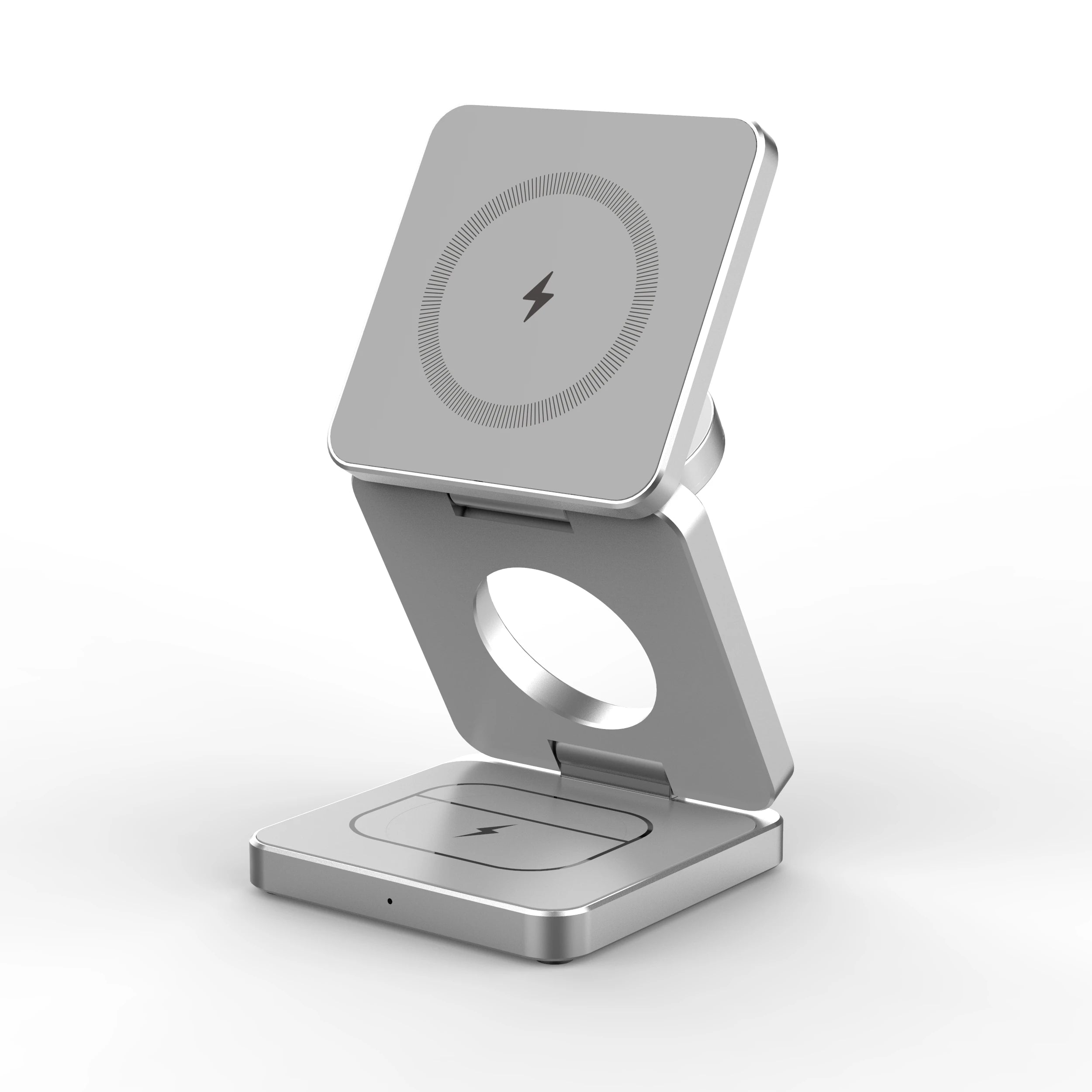 Magnetic Wireless Charger 3-in-1 – 15W Fast Charging for iPhone 17/16/15, Watch & AirPods