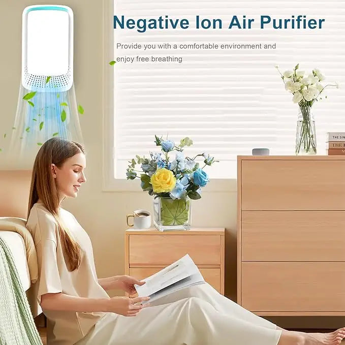Mini Air Cleaner & Deodorizer – Portable Freshener for Smoke, Pets & Toilet