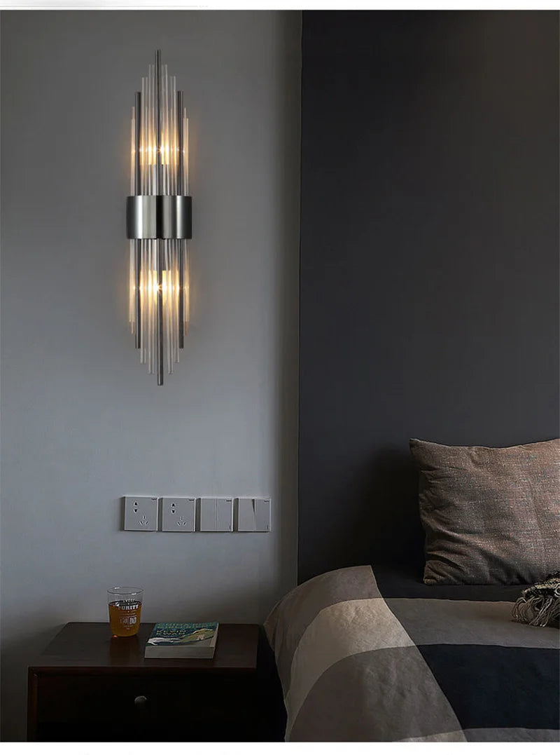 Luxury LED Gold Wall Sconce – Indoor Designer Lighting