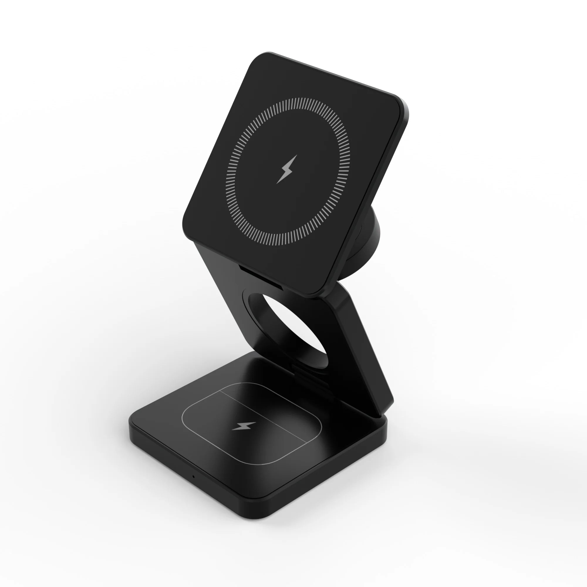 Magnetic Wireless Charger 3-in-1 – 15W Fast Charging for iPhone 17/16/15, Watch & AirPods