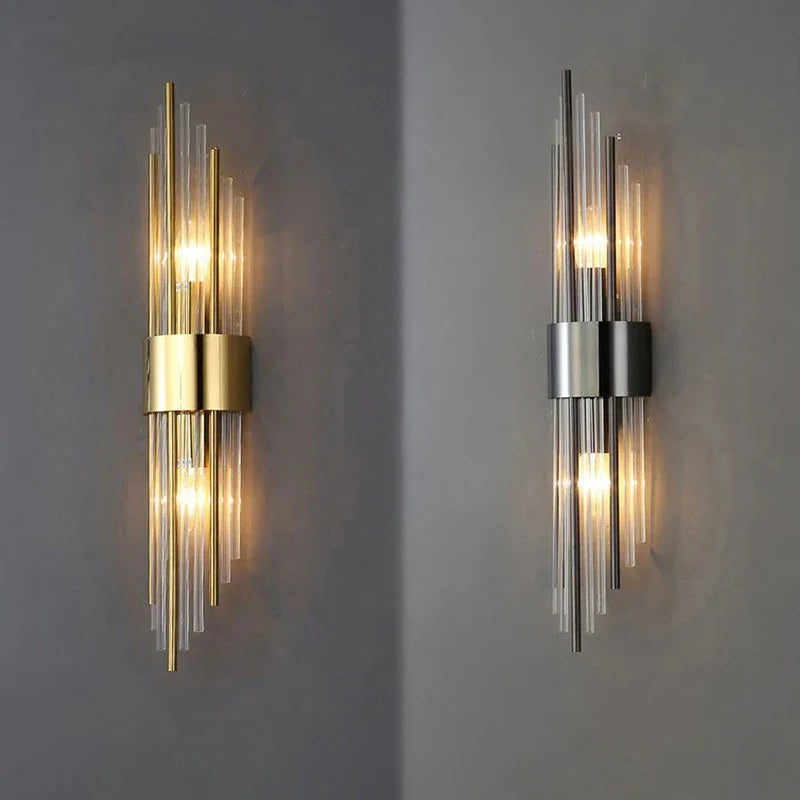Luxury LED Gold Wall Sconce – Indoor Designer Lighting