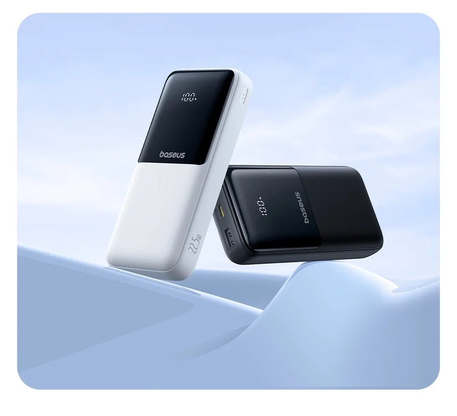 Baseus Power Bank 20000mAh PD 22.5W Fast Charging Phone External Battery Powerbank Charger for Xiaomi Poco iPhone Samsung iPad