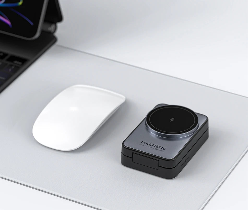 ROCOREN 3-in-1 Foldable Magnetic Wireless Charger