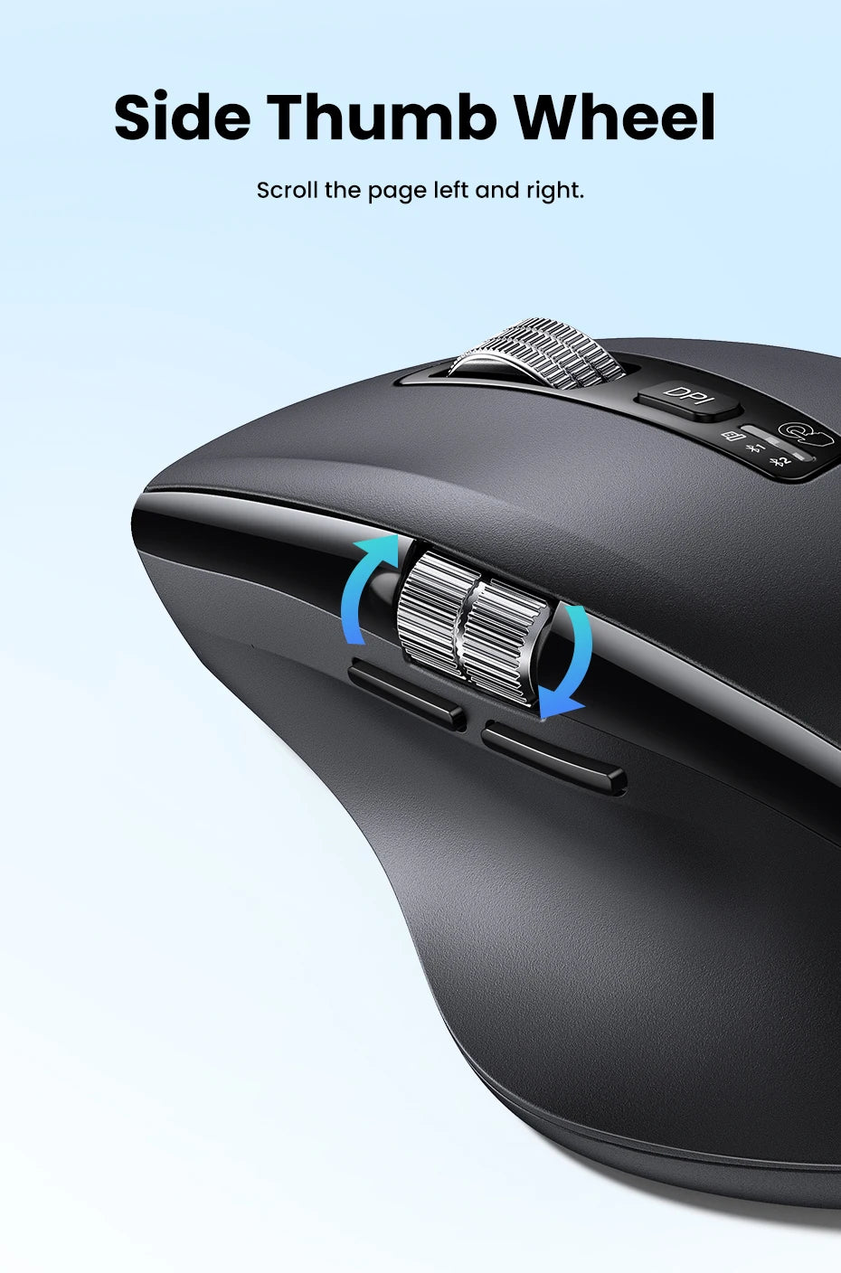 UGREEN Wireless Hyper-Fast Mouse – 5000DPI Ergonomic