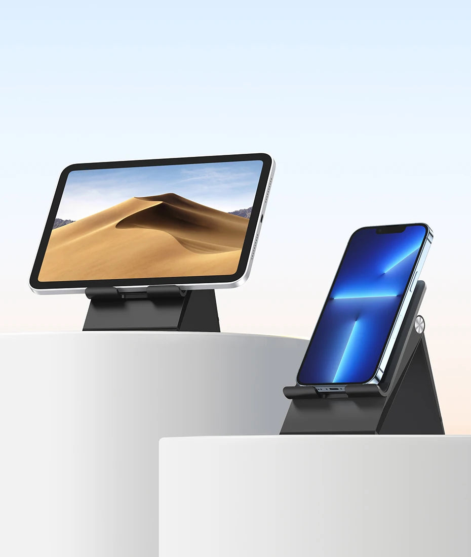 UGREEN Foldable Phone Stand – Desk Holder for iPhone & Mobile Devices