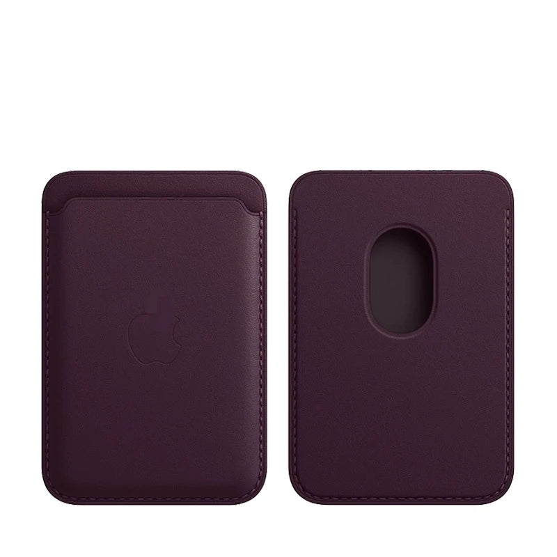 MagSafe Magnetic Leather Wallet Case for iPhone 17 Pro Max / 16 / 15 – Card Holder Cover