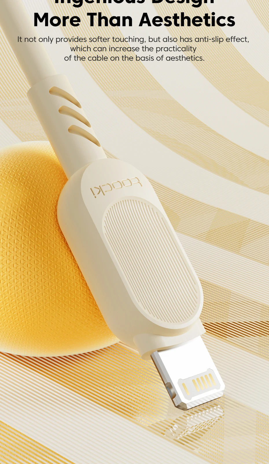 Toocki Fast USB Cable for iPhone & iPad – 2.4A Charging