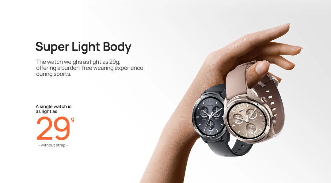 Mibro A3 Watch – Super Light GPS Smartwatch with Health Monitor