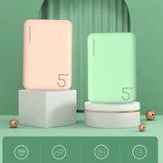Portable 5000mAh Power Bank – Fast Charge Dual USB-C for Phones