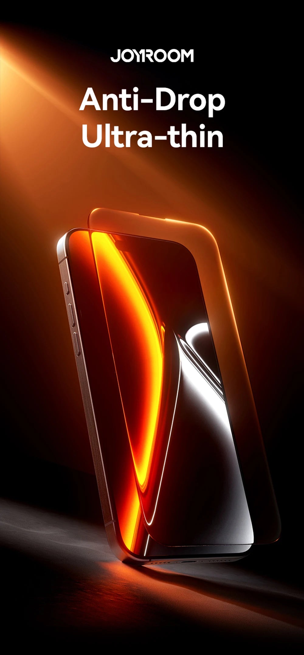 JOYROOM Full Screen Tempered Glass Protector – Fits iPhone 14-16 Series