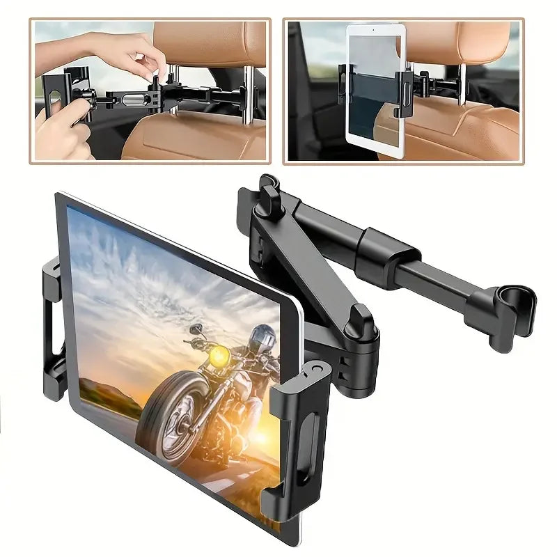 Car Headrest Tablet Holder – iPad & Universal Devices
