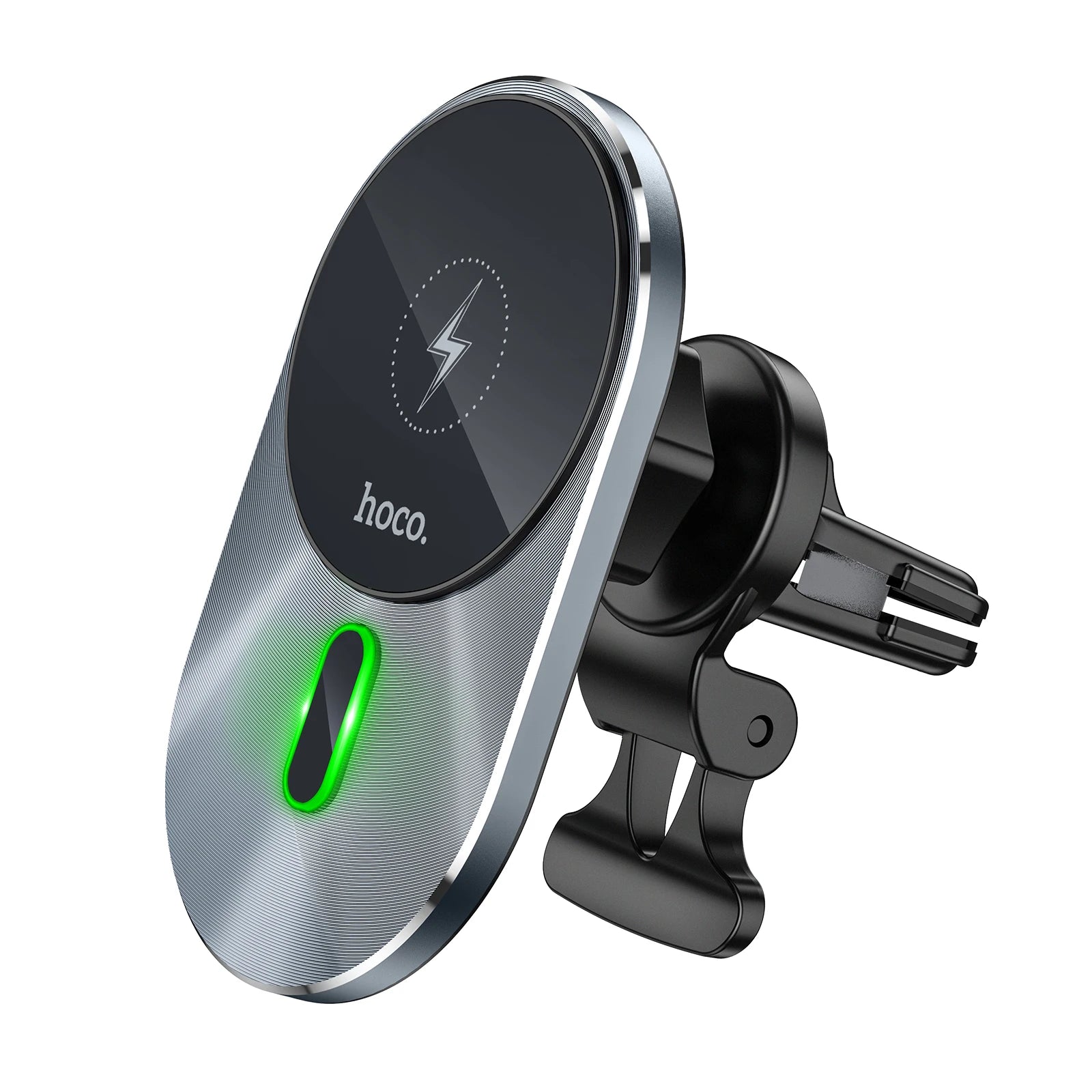 HOCO CA91 Magnetic wireless Fast charging Phone Holder in car 15W Mobile Charger Auto air Outlet Navigation Bracket