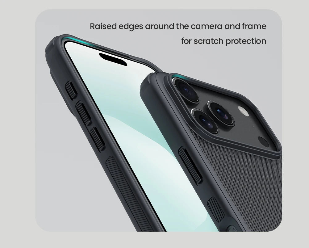 Nillkin Super Frosted Shield Pro Case for iPhone 17 Pro / 17 Pro Max – Shockproof PC+TPU Cover