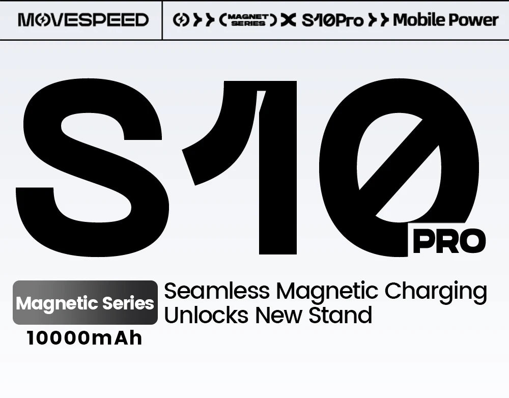 MOVESPEED S10Pro 10000mAh Magnetic Power Bank