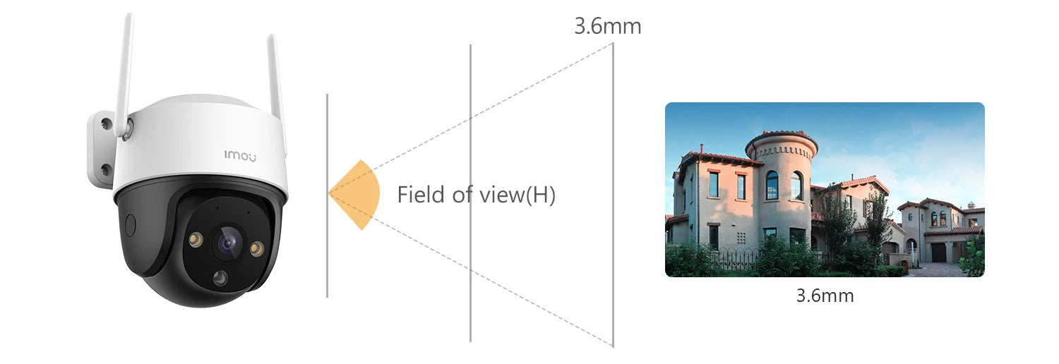 IMOU 3 - 5MP PTZ Outdoor Security Camera – AI Detection & Two-Way Audio