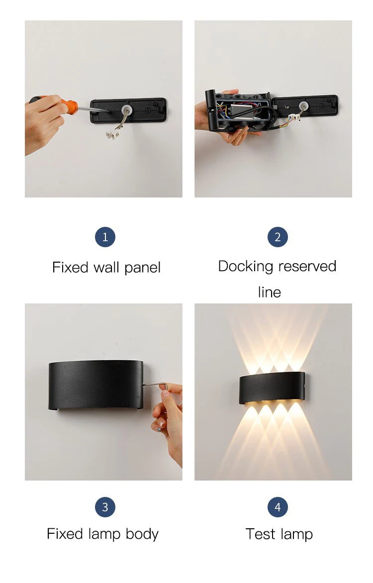 Waterproof LED Wall Light – Indoor & Outdoo