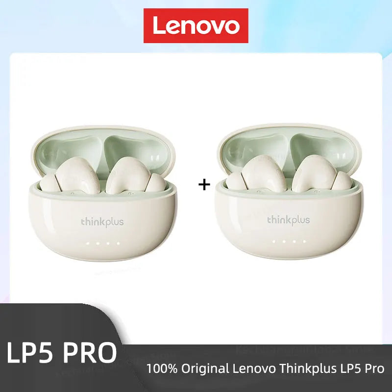 Lenovo LP5 Pro Wireless Earbuds – Bluetooth 5.4, HiFi Stereo Sound & Gaming Mode