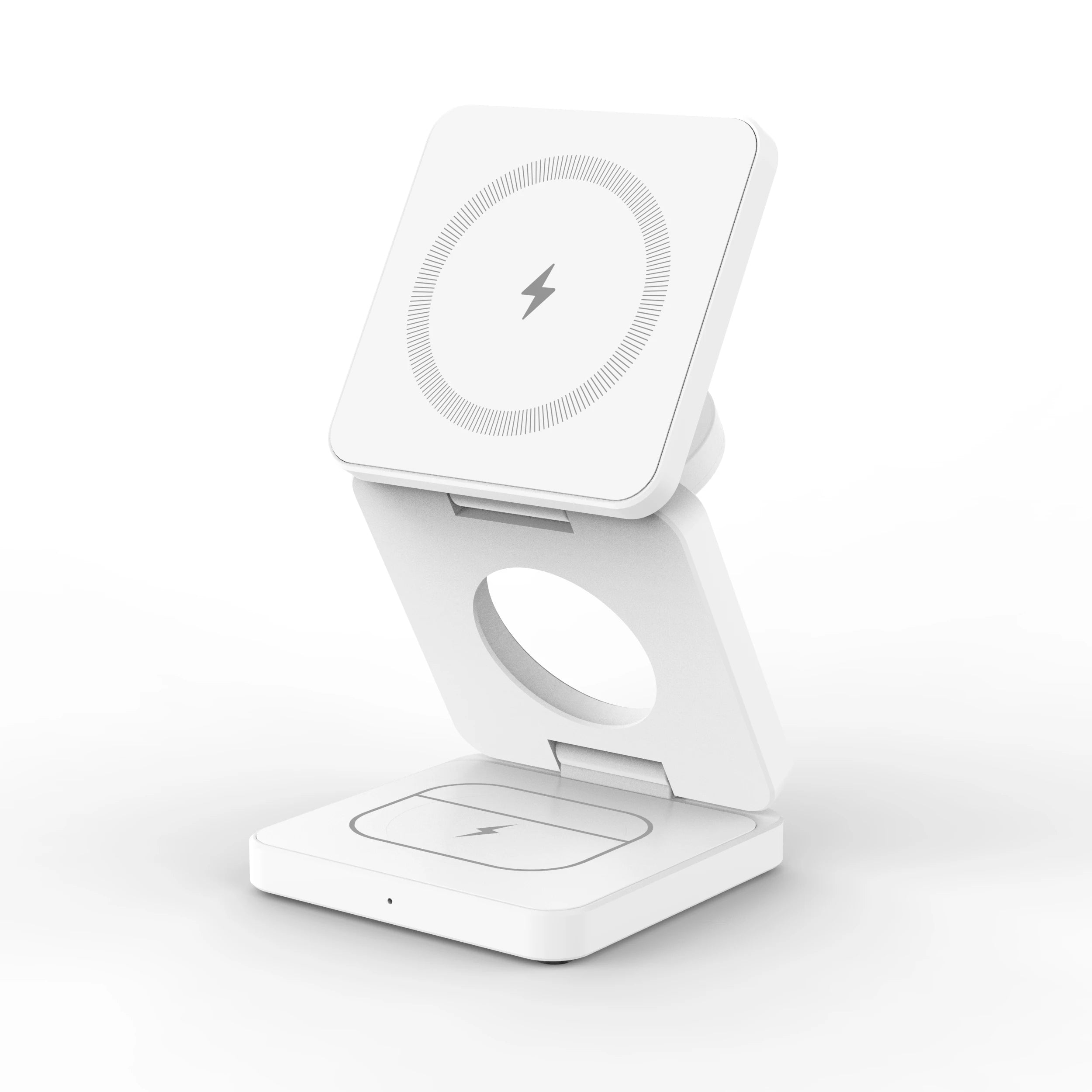 Magnetic Wireless Charger 3-in-1 – 15W Fast Charging for iPhone 17/16/15, Watch & AirPods