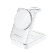 ROCOREN 3-in-1 Foldable Magnetic Wireless Charger