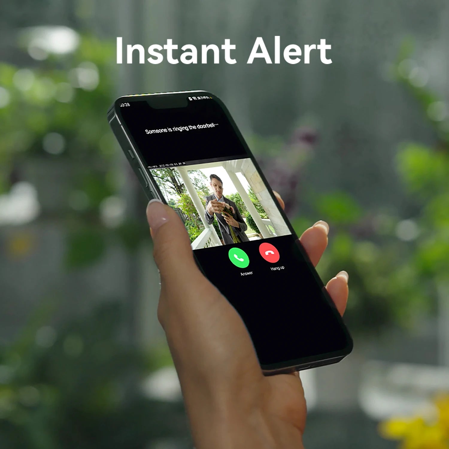Smart Home Doorbell Camera IMILAB – Instant Alerts, 2.5K Security, 5200mAh Battery