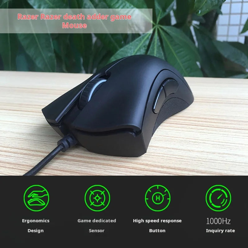 Razer DeathAdder Viper Wired Gaming Mouse – 6400 DPI, Standard Edition