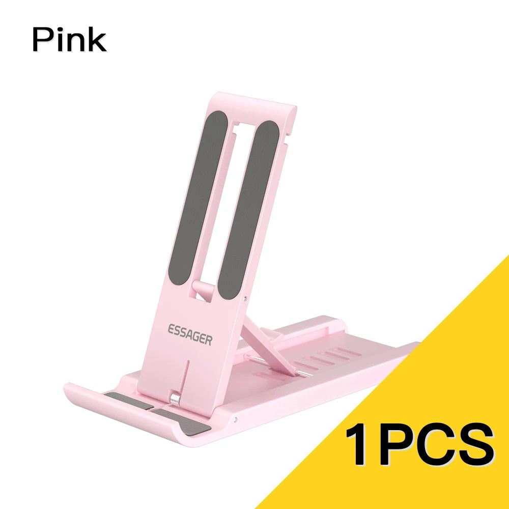 Essager Universal Desktop Mobile Phone Holder Stand For iphone14 13 Pro Max iPad Xiaomi Foldable Desk Bracket Portable Stand New