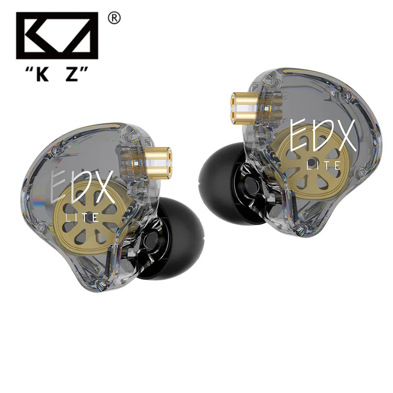 KZ EDX Lite Wired In-Ear Earphones – HiFi Bass Dynamic IEM for Music & Daily Use
