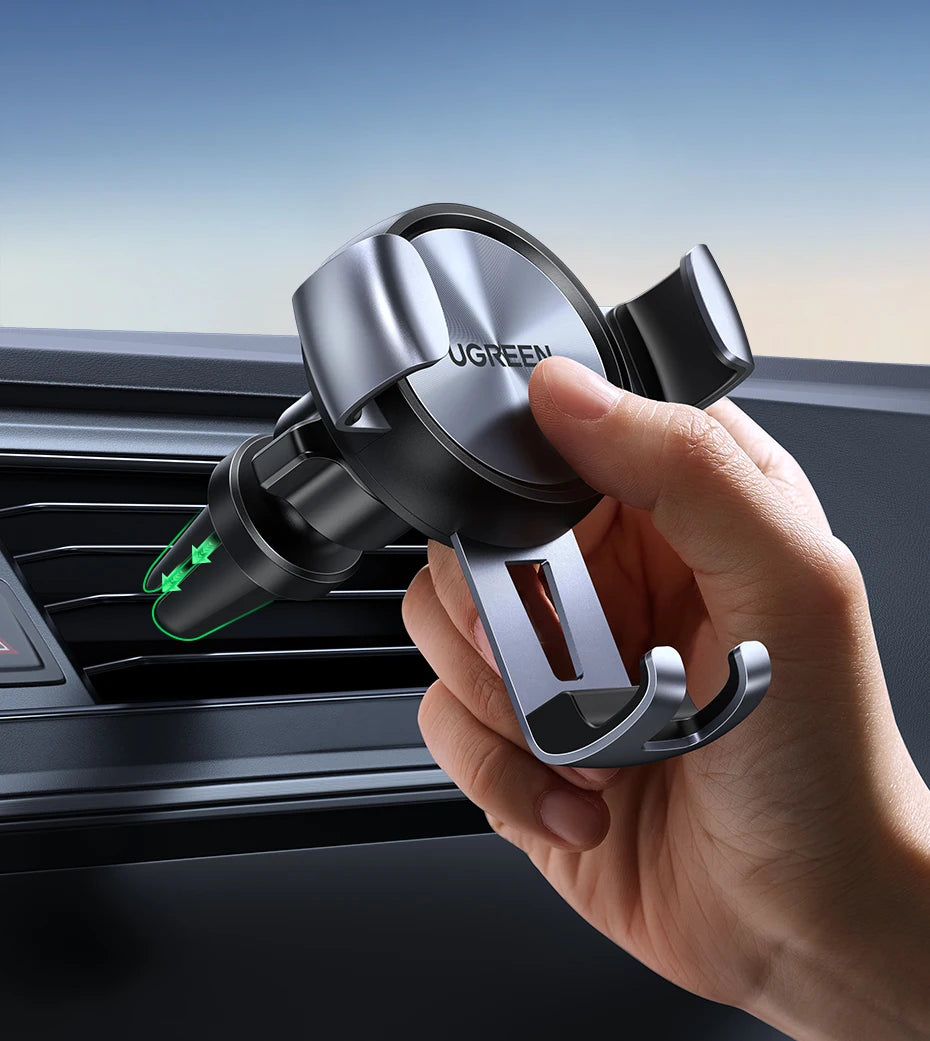 UGREEN Auto Car Phone Stand – Gravity Mount for iPhone & Smartphones