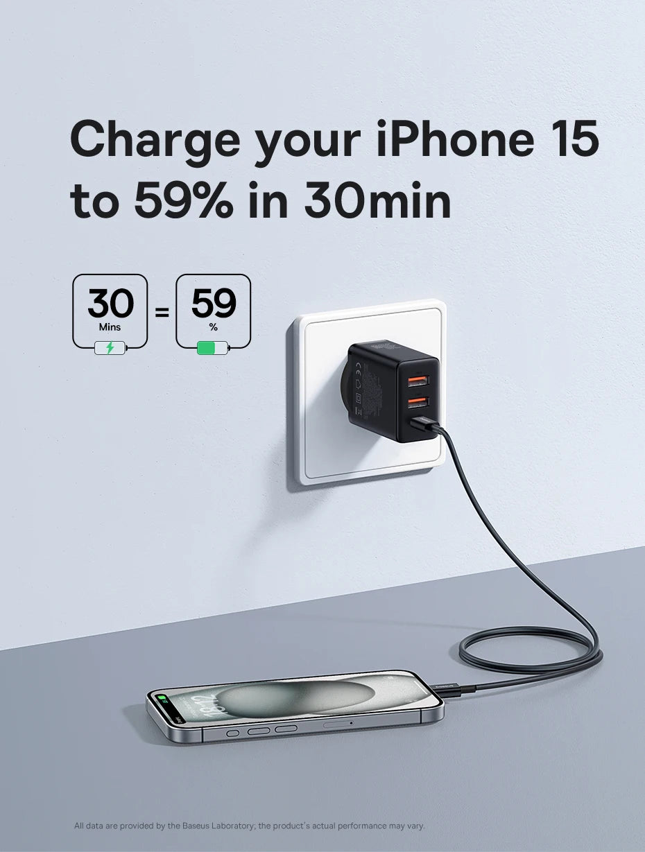 Baseus 30W USB-C Fast Charger – PD3.0