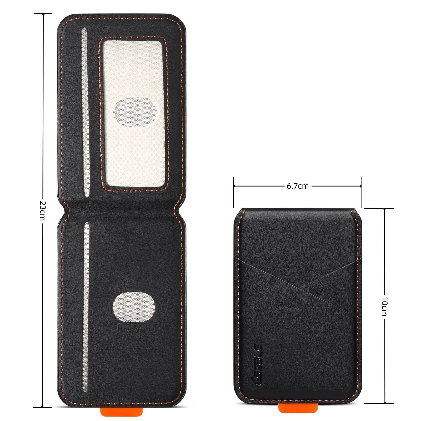 iPhone MagSafe Leather Card Holder – RFID Bank & ID Card Protector