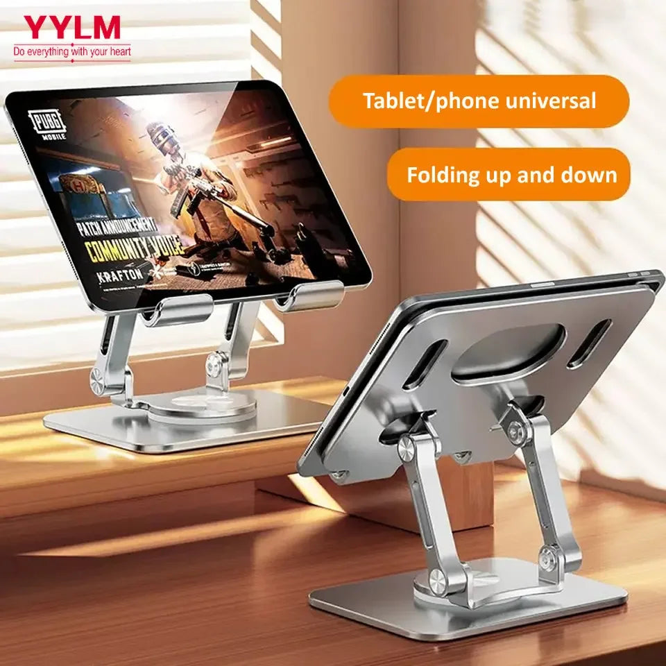 360° Tablet Stand – Adjustable Foldable iPad Holder
