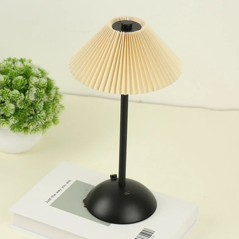 Atmosphere LED Table Lamp – USB Rechargeable Night Light for Bedroom