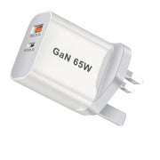 2-Port 65W GaN USB-C Charger – PD Fast Wall Adapter for Phones