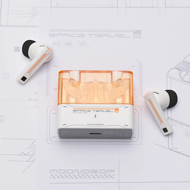 MOONDROP Space Travel 2 TWS Earbuds – ANC, HiFi Sound, Bluetooth 6.0