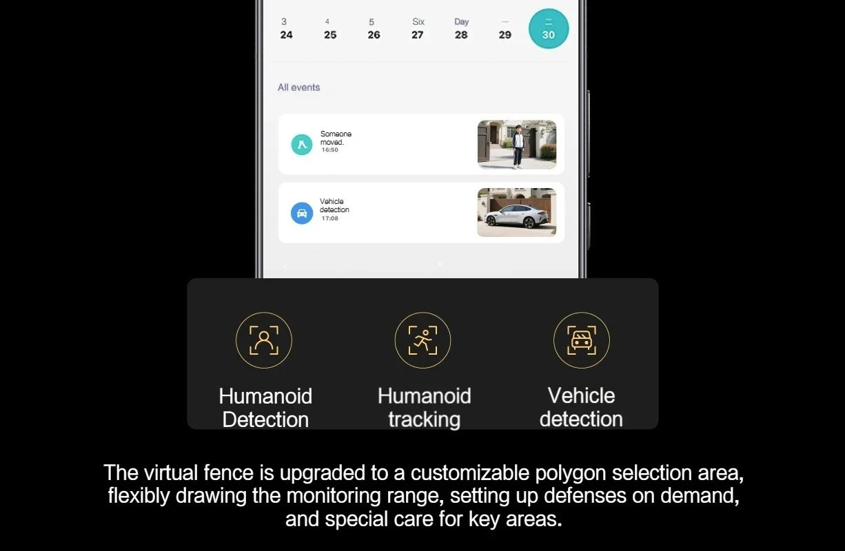 New Xiaomi Outdoor Camera 4 Dual Lens 5MP 3K HD Dual View Monitoring Panoramic Closeup Tracking IP66 Weatherproof AntiTheft - CN