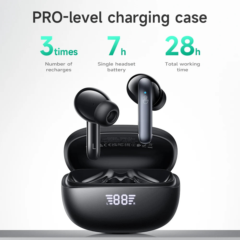 HOCO EQ5 Bluetooth Earbuds – In-Ear, Digital Display