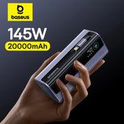 Baseus 20,000mAh Portable Charger – 145W Fast Charge