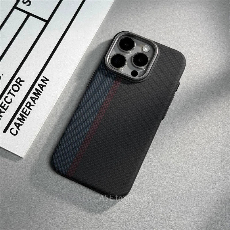 Carbon Fiber MagSafe iPhone Case – Hard Protective Cover