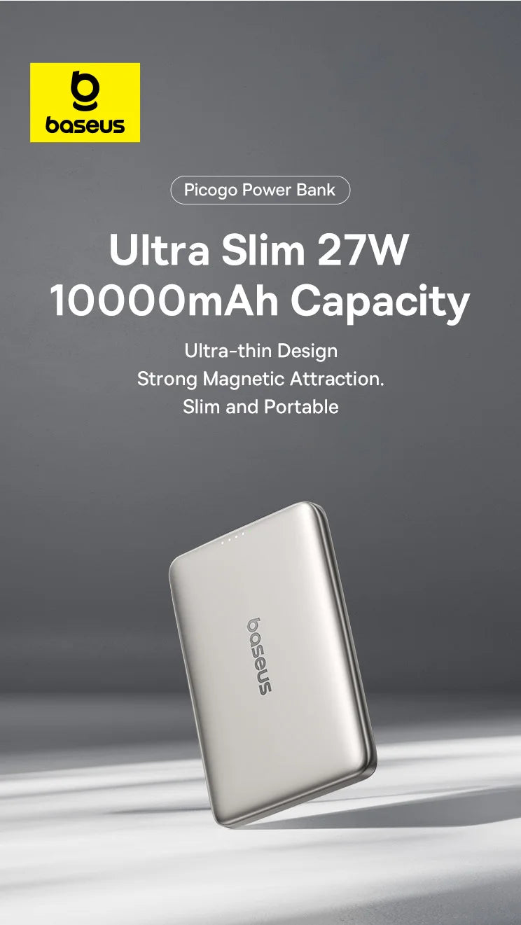 Baseus MagSafe Power Bank – 27W & 20W Fast Charging