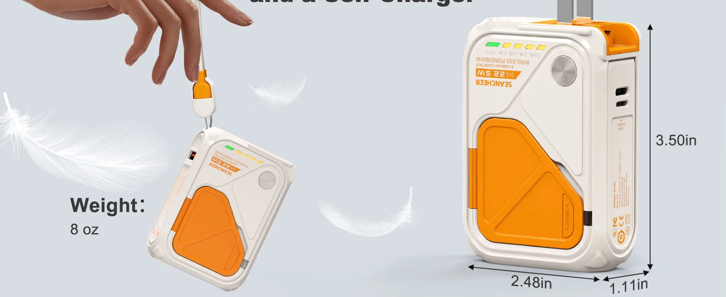 Magnetic 6-in-1 Power Bank 10000mAh – 22.5W Fast Charge