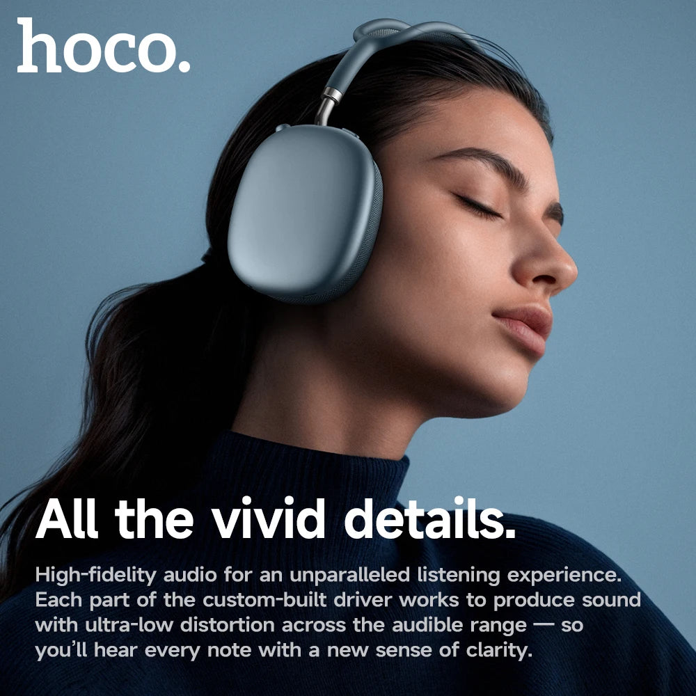 Wireless Over-Ear HOCO W65 Plus – ANC & HiFi Audio
