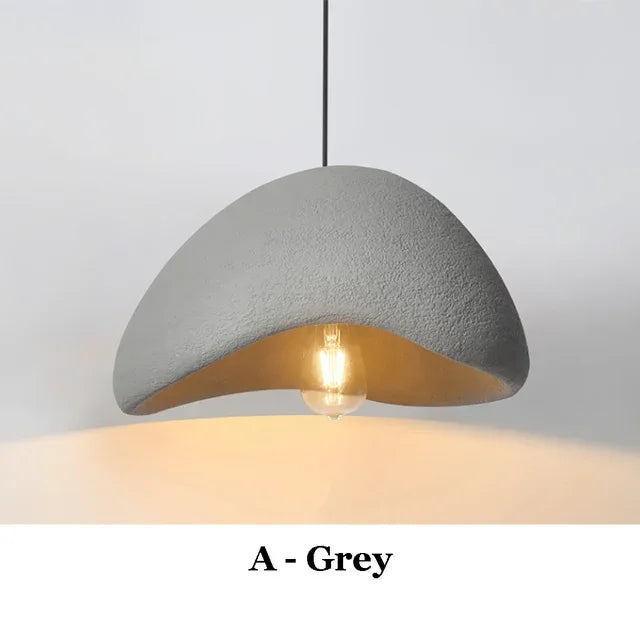 Nordic Wabi Sabi LED Pendant – Modern Ceiling Light for Home