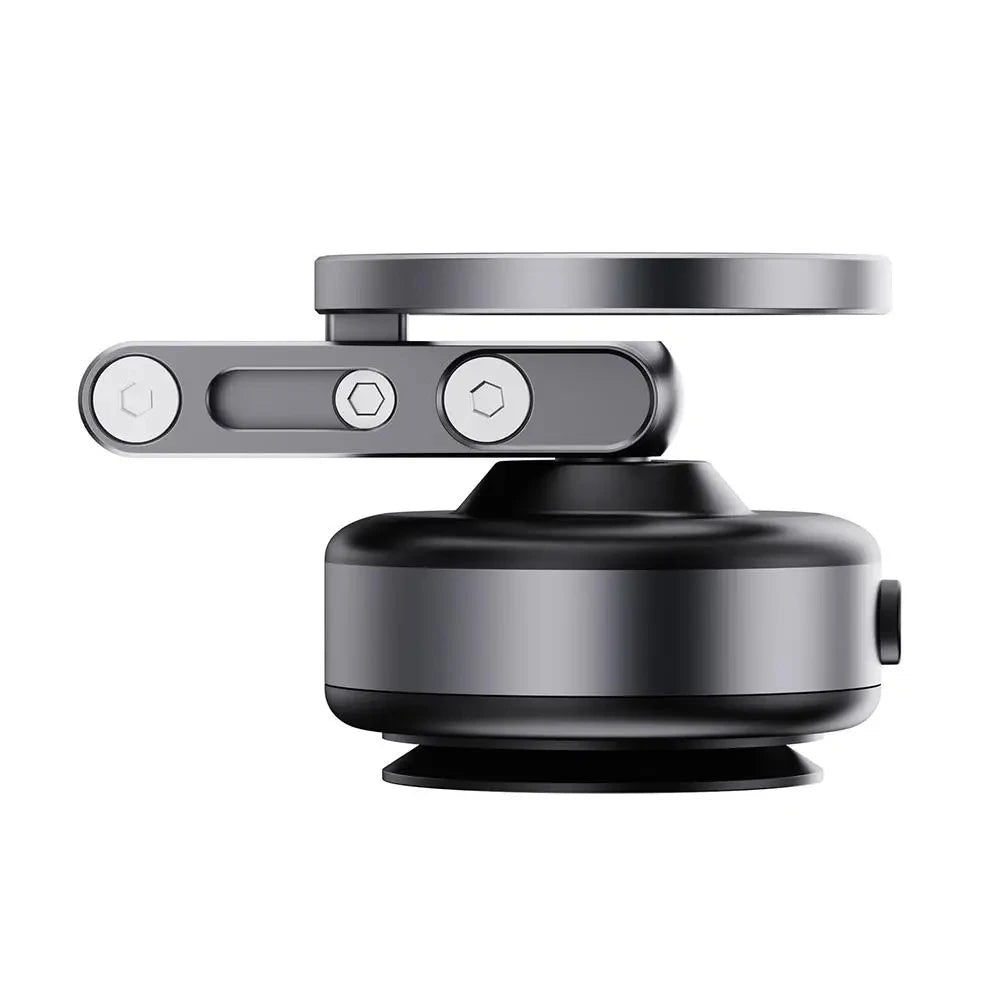 Magnetic Car Phone Mount – Aluminum Alloy, Rotating & Foldable