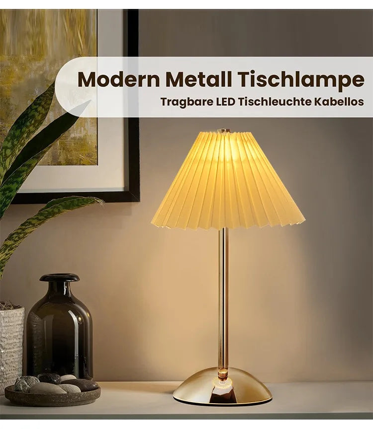 Atmosphere LED Table Lamp – USB Rechargeable Night Light for Bedroom
