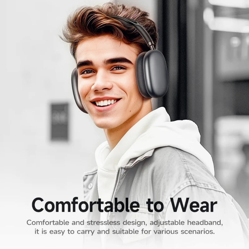 Borofone Bo22 Sports Earphones Wireless Bluetooth Overhead Deep Bass Plastic Material